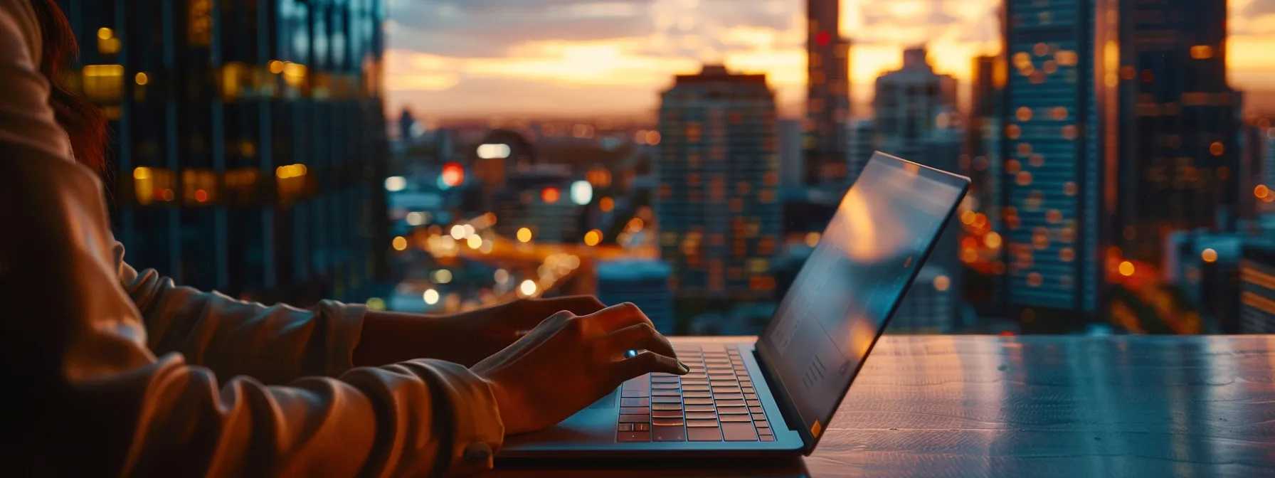 a person using a laptop computer to manage and improve their brand's online reputation in melbourne.