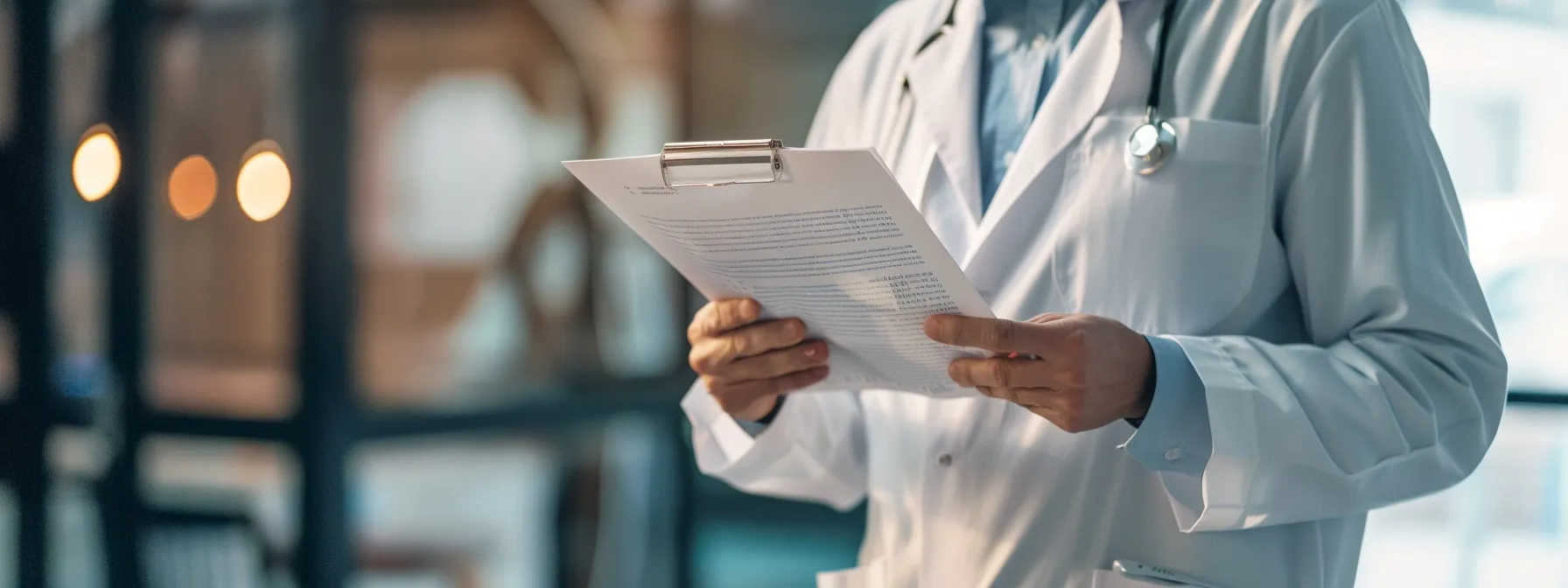 a physiotherapist reviewing a list of authoritative websites for potential backlinks.